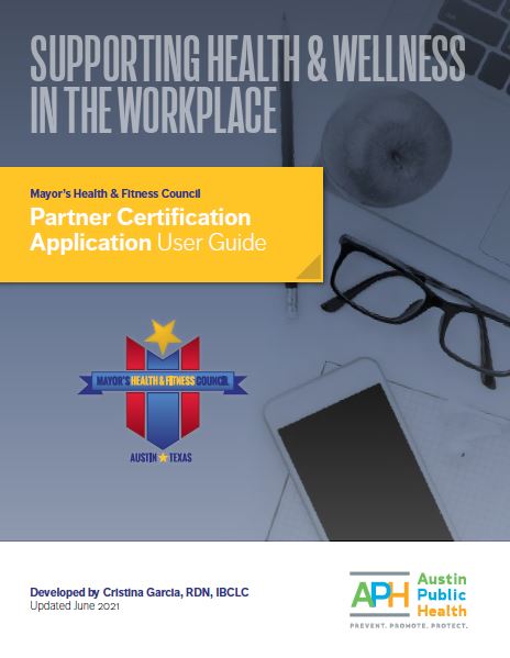 Supporting Health & Wellness in the Workplace - Partner Certification Application User Guide