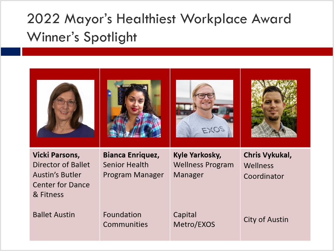 2022 Mayor's Healthiest Workplace Awards:  Winner's Spotlight